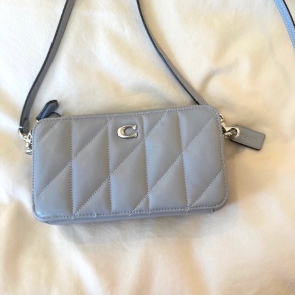 Coach Quilted Camera Crossbody Bag with Detachable Strap